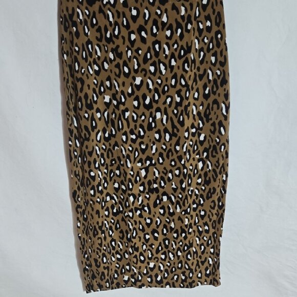 Diane Von Furstenberg Leopard Print Midi Dress - Picture 5 of 9
